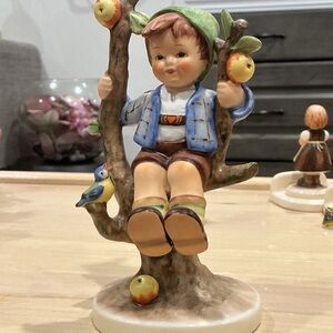 Goebel Figurine with Green and Brown Accents